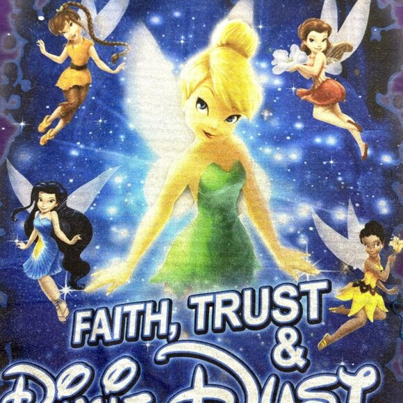 Faith, Trust, and Pixie Dust -- Women's Medium Purple NOS T-Shirt - Picture 2 of 4